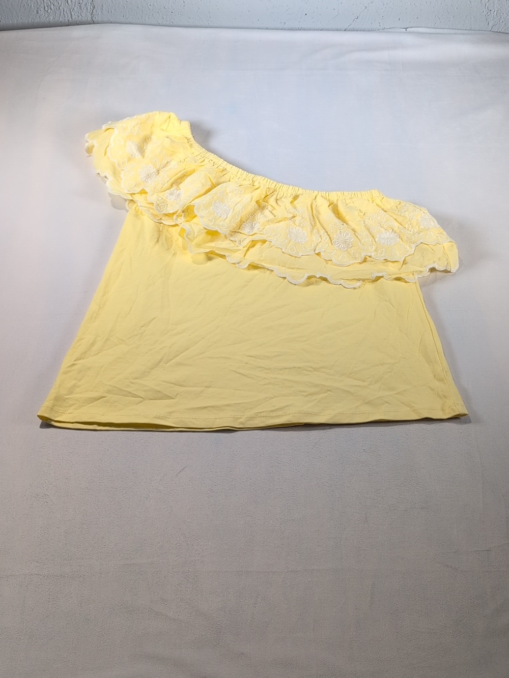 Lilly Pulitzer Kym One Shoulder Knit Top in Creme Fraiche Size Med *Please Read - Picture 2 of 10